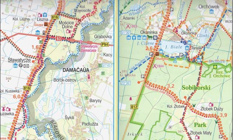 mapa rowerowa lubelszczyzny Green Velo. Województwo lubelskie Mapa rowerowa 1:100 000 | Mapy i 