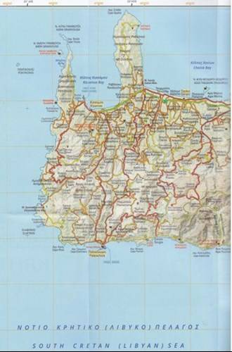 Kreta Wodoodporna Mapa Turystyczna Mapy I Atlasy