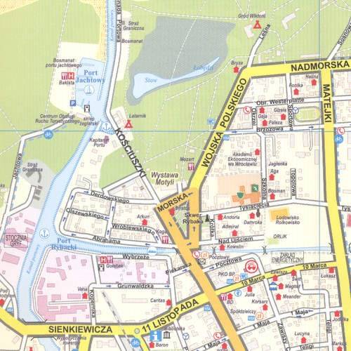 Łeba Plan Miasta 5 000 Mapy I Atlasy Plany Miast Europa Polska Księgarnia Podróżnika 2865