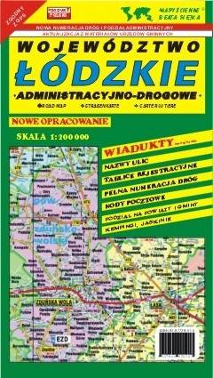 województwo łódzkie mapa samochodowa Łódzkie. Mapa samochodowa 1:200 000 | Mapy i Atlasy  Samochodowe 