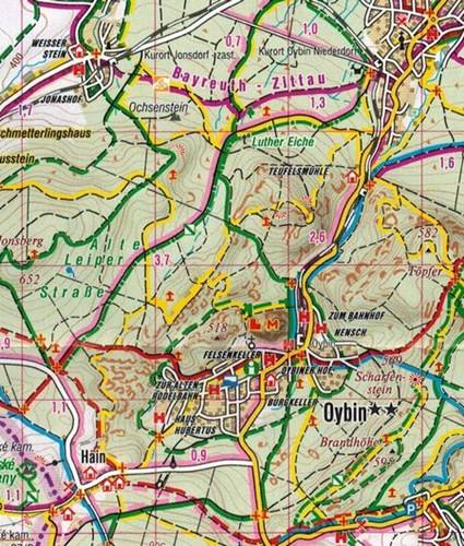 mapa rowerowa niemiec Pogranicze Czech, Polski i Niemiec 503. Mapa rowerowa 1:50 000 