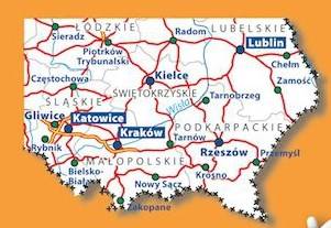 polska południowo wschodnia mapa Polska południowo wschodnia. Mapa samochodowa 1:300 000 | Mapy i 