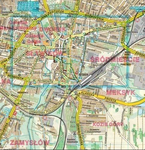 Rybnik Plus 5 Plan Miasta 125 000 Mapy I Atlasy Plany Miast Europa Polska Księgarnia 0881