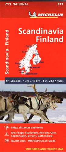 mapa samochodowa skandynawia Skandynawia i Finlandia. Mapa samochodowa 1:1 500 000 | Mapy i 