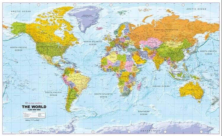 Mapa Polityczna Swiata Test