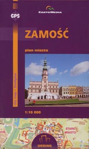 Zamość Plan Miasta 110 000 Mapy I Atlasy Plany Miast Europa Polska Księgarnia Podróżnika 4017