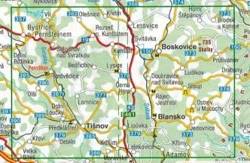 Blanecko, Boskovicko, 456. Mapa turystyczna 1:40T