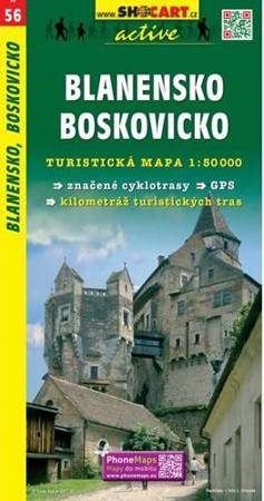 Blanecko, Boskovicko, 56. Mapa turystyczna 1:50 000