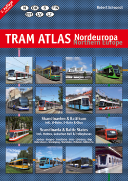 Tram atlas Northern Europe. Europa Północna. Atlas