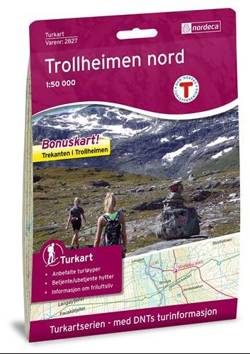 Trollheimen północ nr 2827. Wodoodporna mapa turystyczna 1:50 000